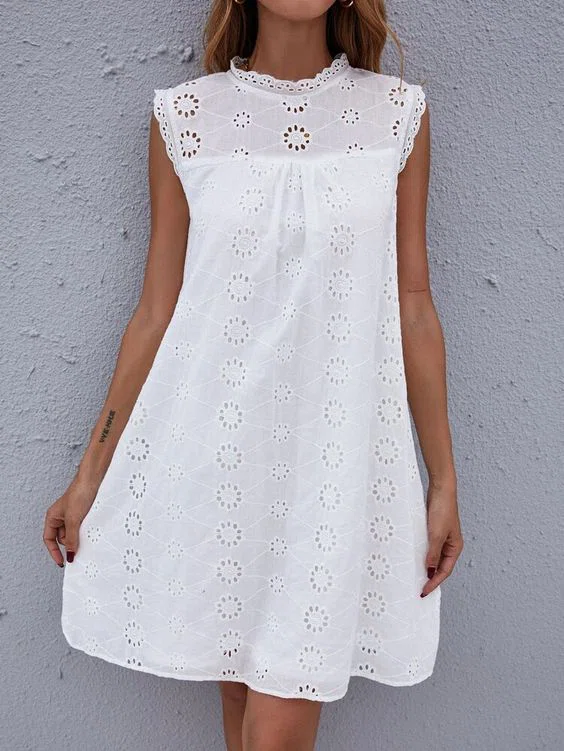 16c6e60f04bc0e21f233fcdcb1d0449e.png Chic Embroideried Sleeveless Cotton Dress - Image 1