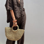 Casual Solid Black Two Pieces Set