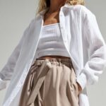 Women’s Leisure Vacation Style Cotton Shirt