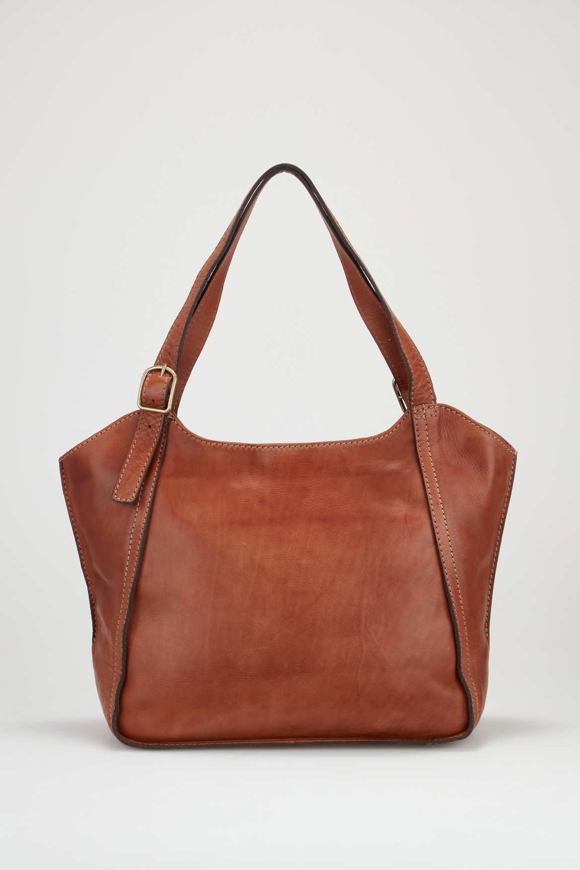 3202975_1.png Maya Leather Buckle Tote Bag - Image 1