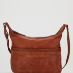 Isla Leather Braided Crossbody Bag