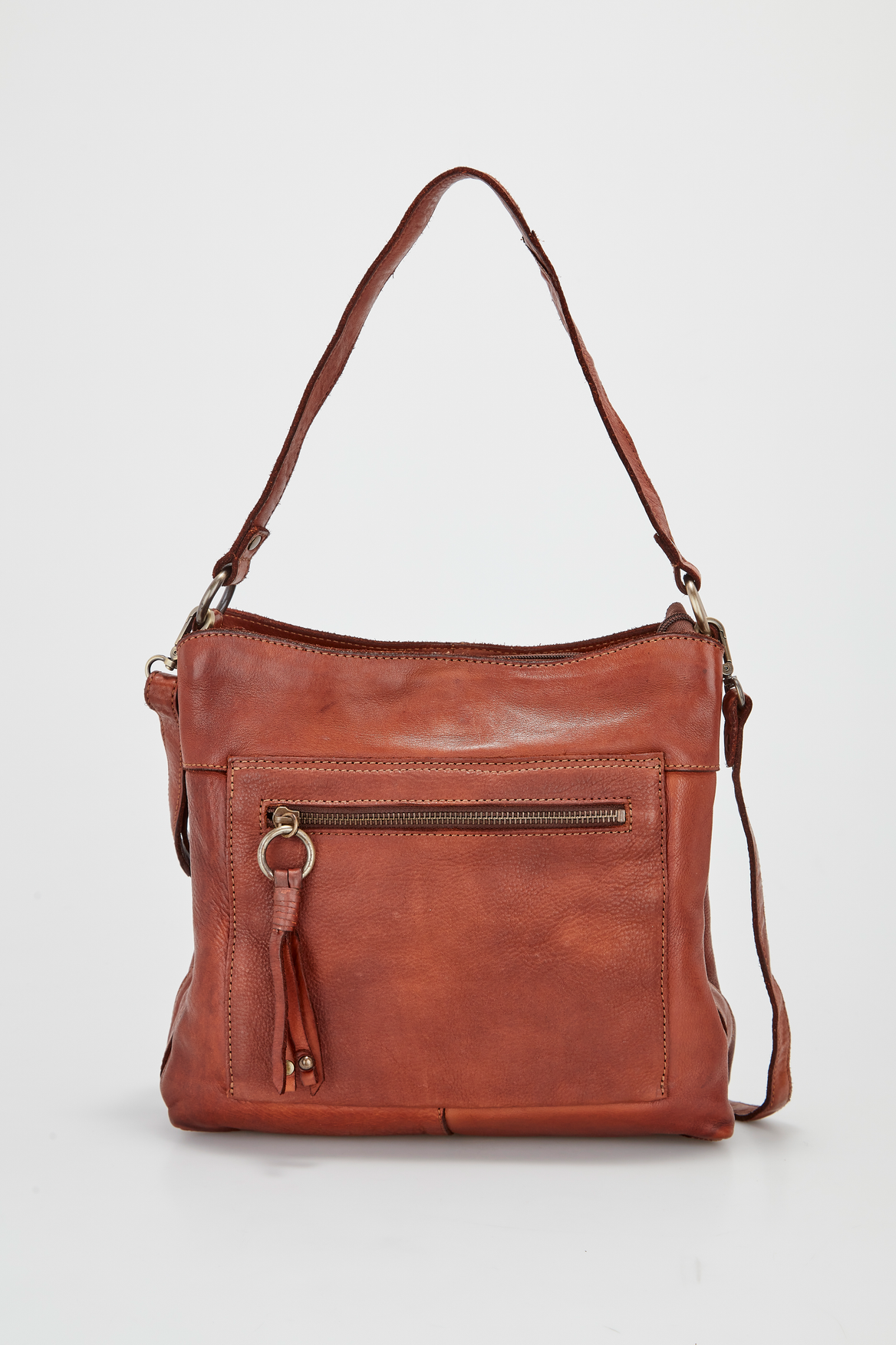 3210634_1.png Ari Leather Large Crossbody Bag - Image 1
