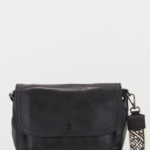 Pia Leather Flap Crossbody Bag