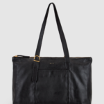 Ivy Leather Buckle Work Tote Bag
