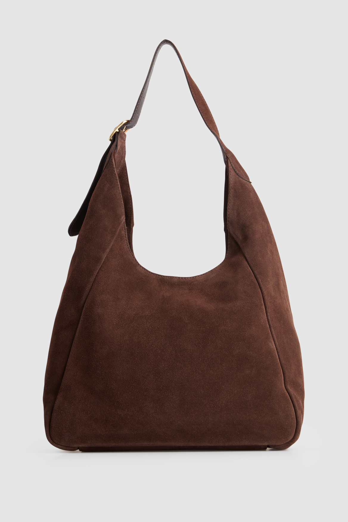 3221806_1.png Alexa Leather Suede Hobo Bag - Image 1