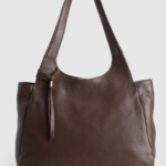 Clara Leather Charm Tote Bag