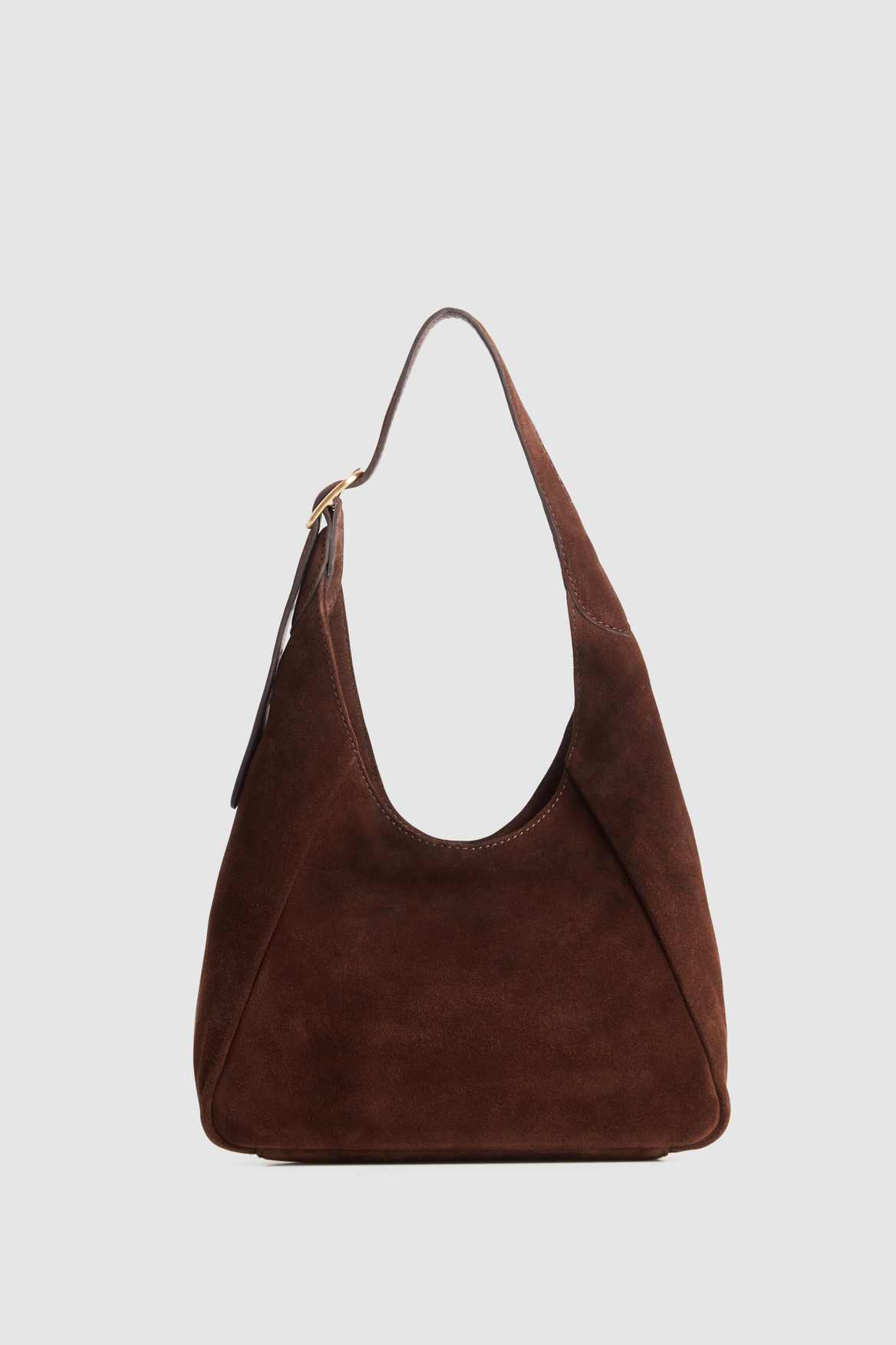 3222170_1.png Alexa Leather Small Suede Hobo Bag - Image 1