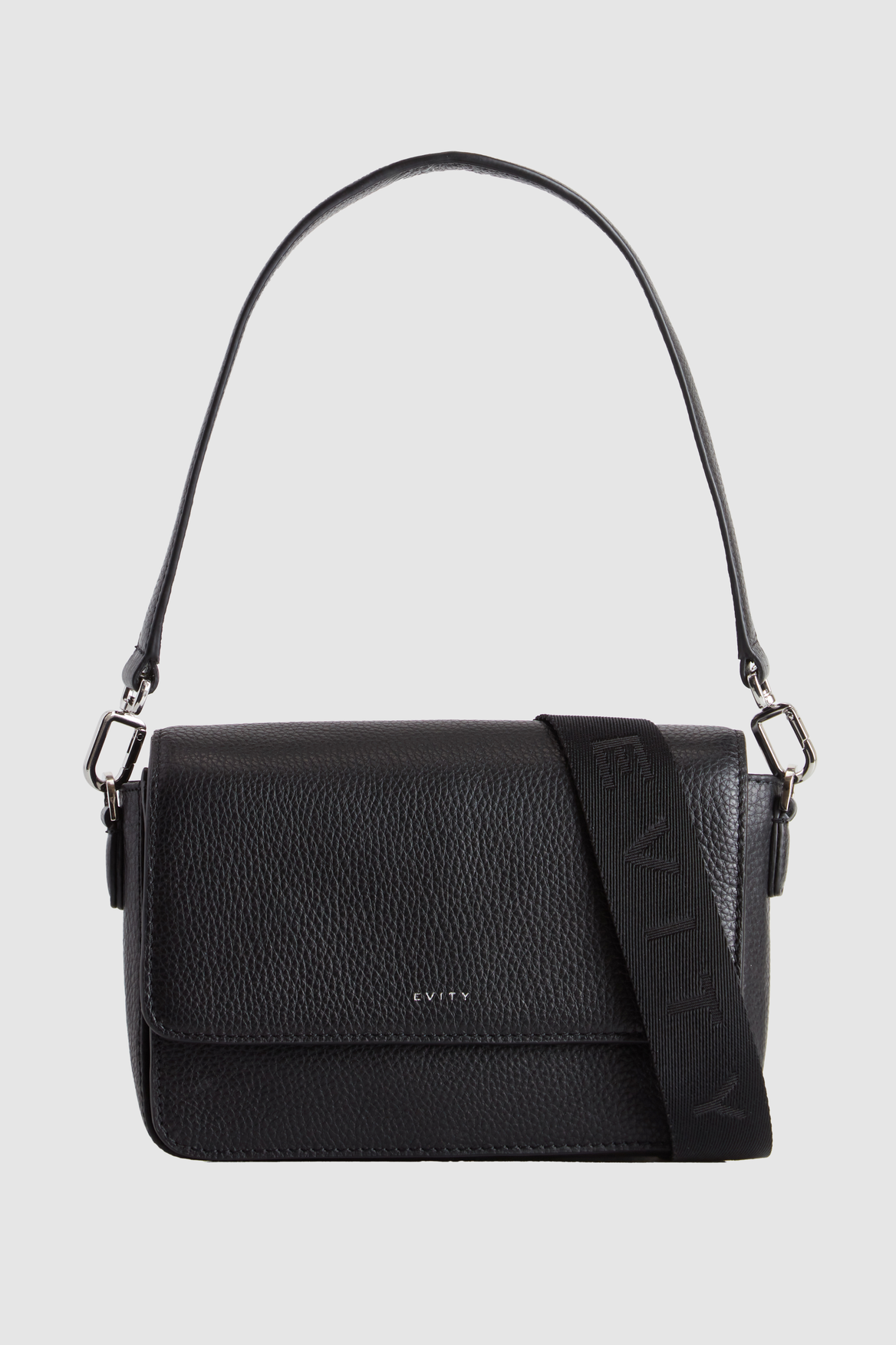 3223180_1.png Grace Leather Flap Crossbody Bag - Image 1
