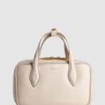 Lucia Leather Bowling Bag