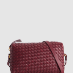 Margo Leather Weave Crossbody Bag