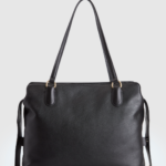 Clover Leather Work Tote Bag