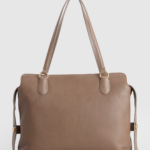 Clover Leather Work Tote Bag