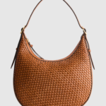 Sofia Weave Leather Hobo Bag