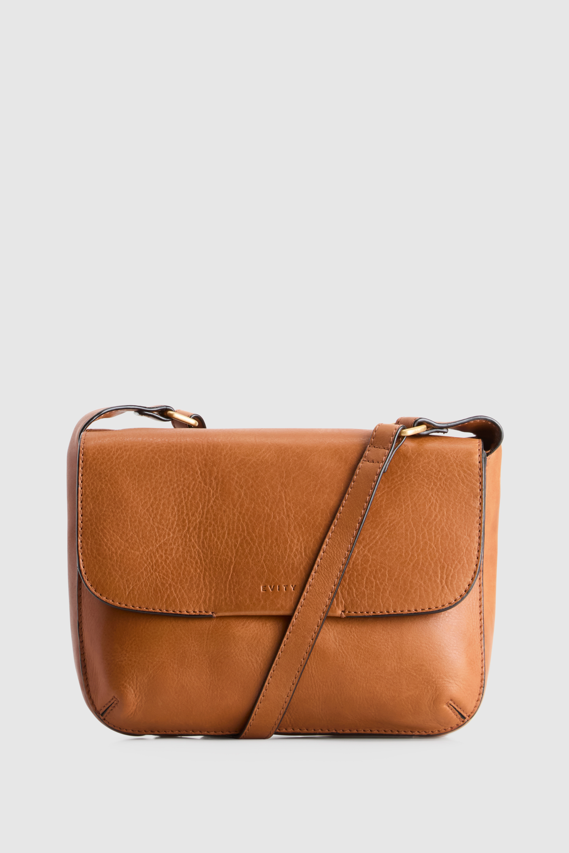 3225707_1.png Sofia Leather Flap Crossbody Bag - Image 1