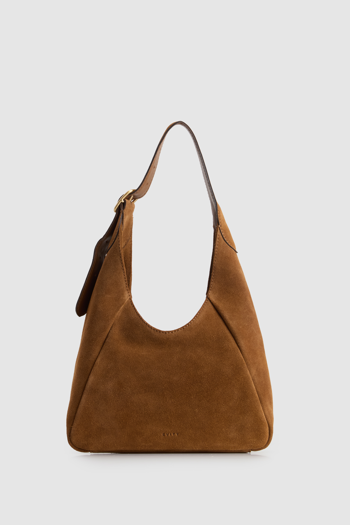 3225713_1.png Alexa Leather Small Suede Hobo Bag - Image 1