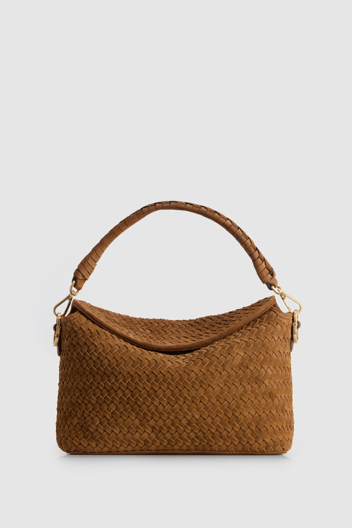 3225732_1.png Clara Suede Leather Grab Bag - Image 1