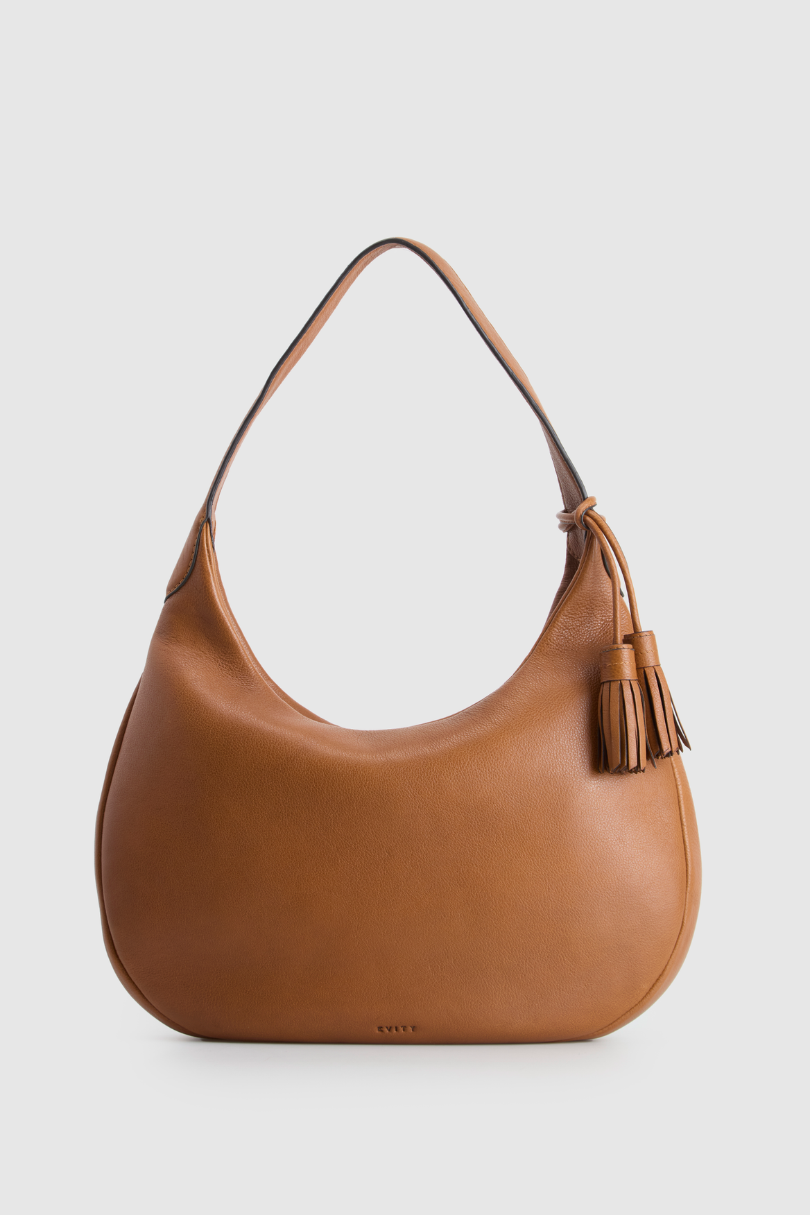 3225749_1.png Maisy Leather Tassel Shoulder Bag - Image 1
