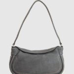 Narda Nubuck Leather Shoulder Bag