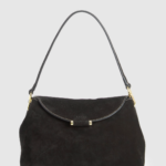 Iris Suede Leather Shoulder Bag
