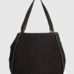 Iris Suede Leather Tote Bag