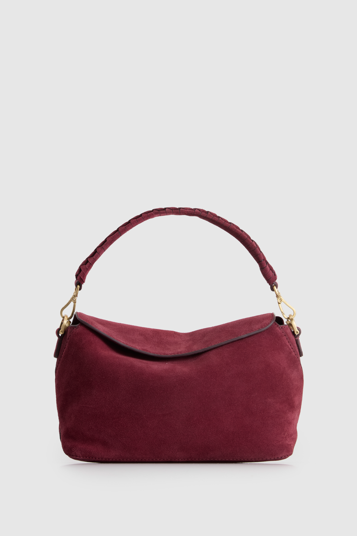 3225849_1.png Clara Suede Leather Grab Bag - Image 1