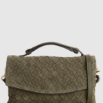 Nieve Leather Flap Crossbody Bag