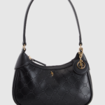 Logo Embossed Shoulder Bag