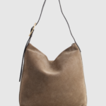 Malia Leather Suede Hobo Bag
