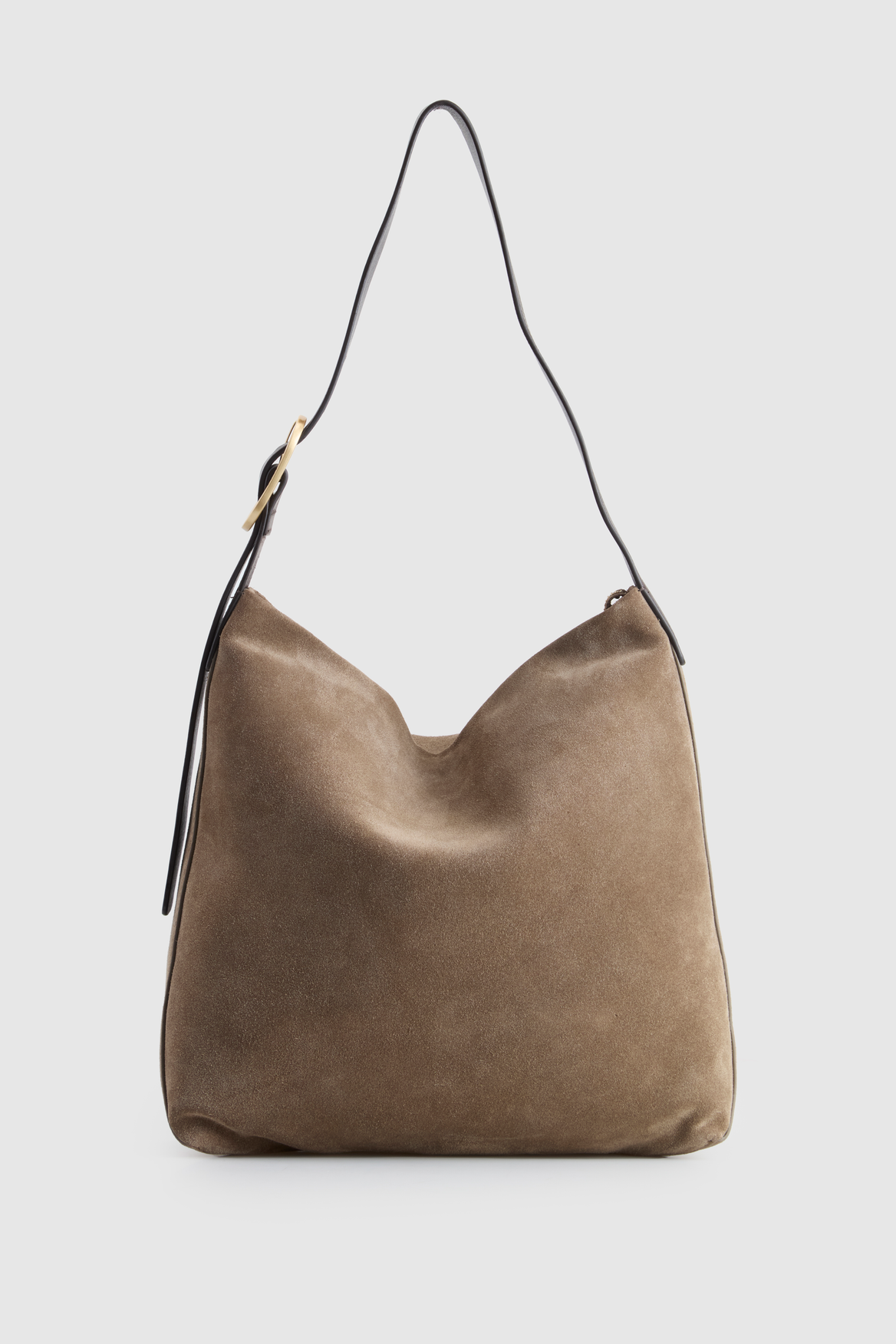 3227265_1.png Malia Leather Suede Hobo Bag - Image 1
