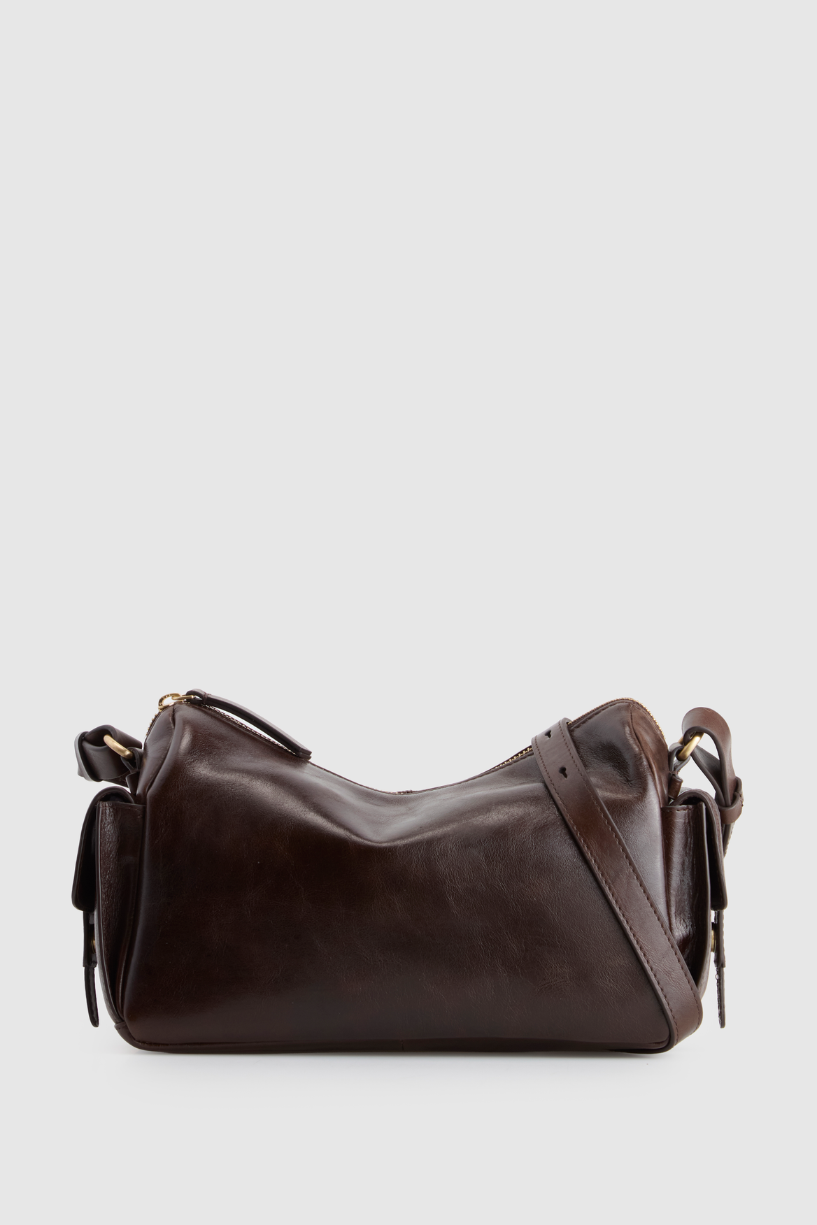 3227267_1.png Narda Leather Pocket Crossbody Bag - Image 1