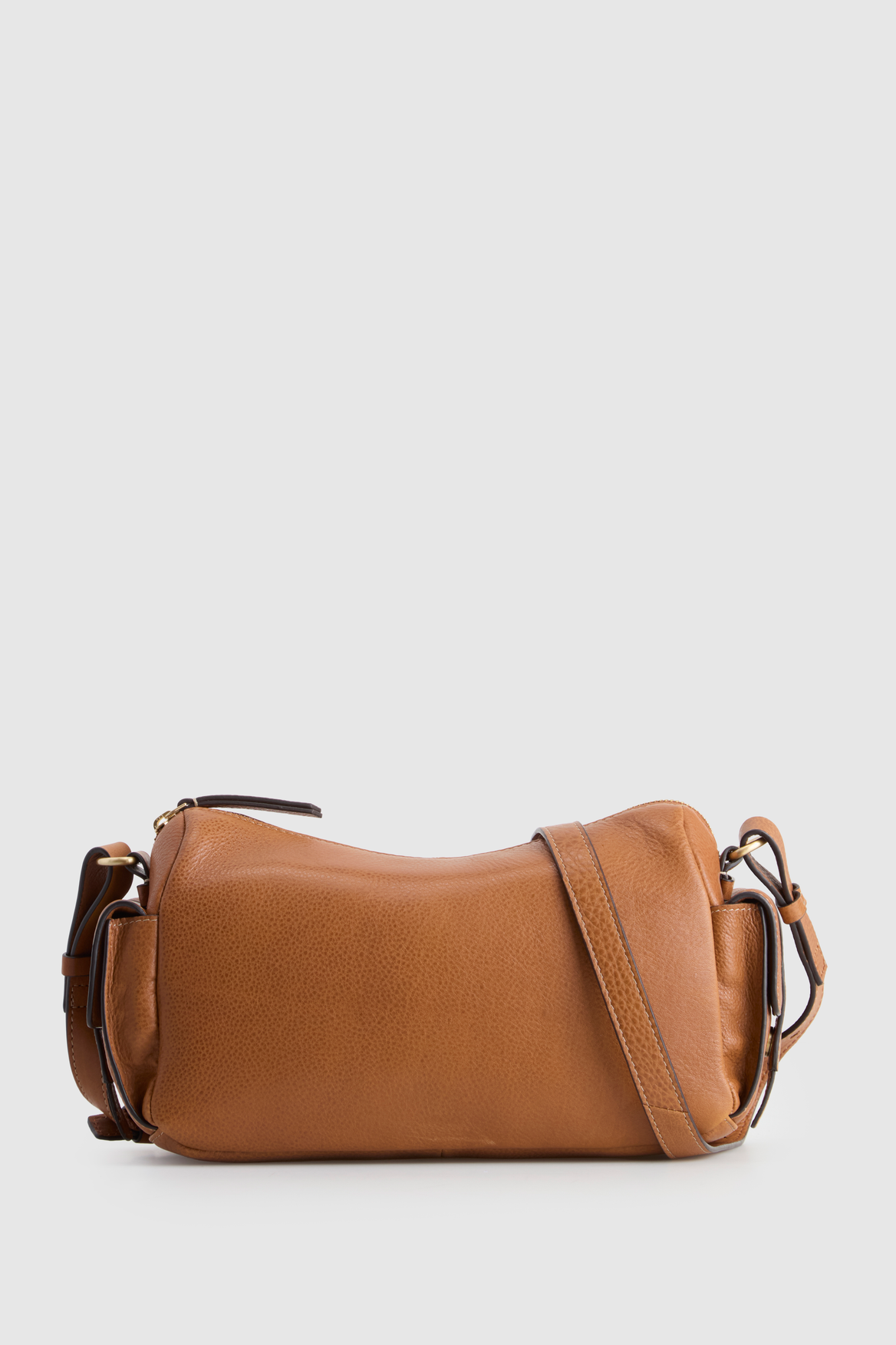 3227269_1.png Narda Leather Pocket Crossbody Bag - Image 1
