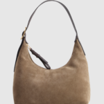 Malia Leather Suede Hobo Bag
