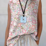 Casual Printed Loose Vest