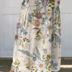 Women's Printed Vintage Skirt