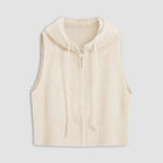 Zip Up Hooded Cardigan