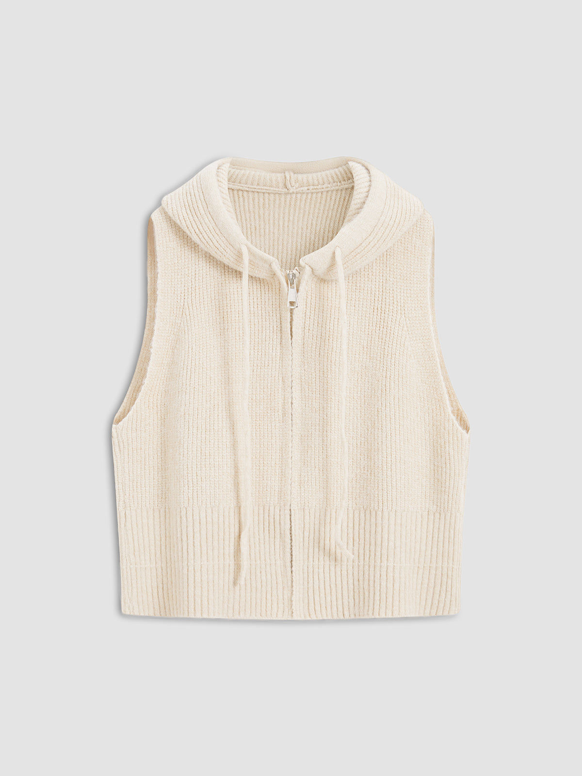 676bbe04fbb03fe3b1db909bd1ea0520.jpeg Zip Up Hooded Cardigan - Image 1