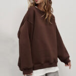 Casual Loose Polar Fleece Sweatshirt