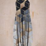 Women's Geometric Pattern Print Sleeveless Harem Jumpsuit