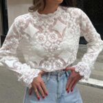 Sexy Transparent Lace Base Shirt