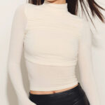 Chic Artistic Sense Fold Base Shirt