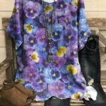 Women's Elegant Printed Loose Shirt