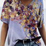 Women's Elegant Printed Loose Shirt