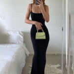 Elegant Strappy Long Fishtail Skirt