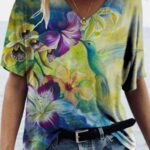 Women's Elegant Printed Loose Shirt