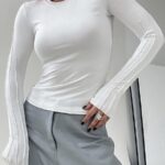 Chic Vertical Bar Base Shirt