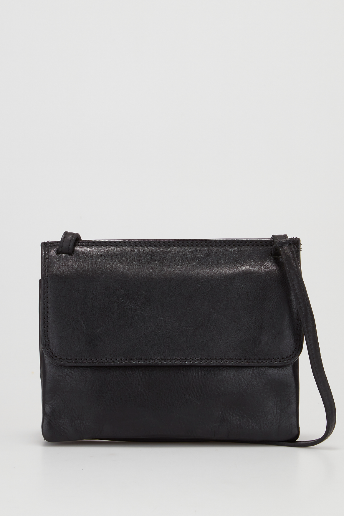 3208212_1.png RFID Maya Leather Small Crossbody - Image 1