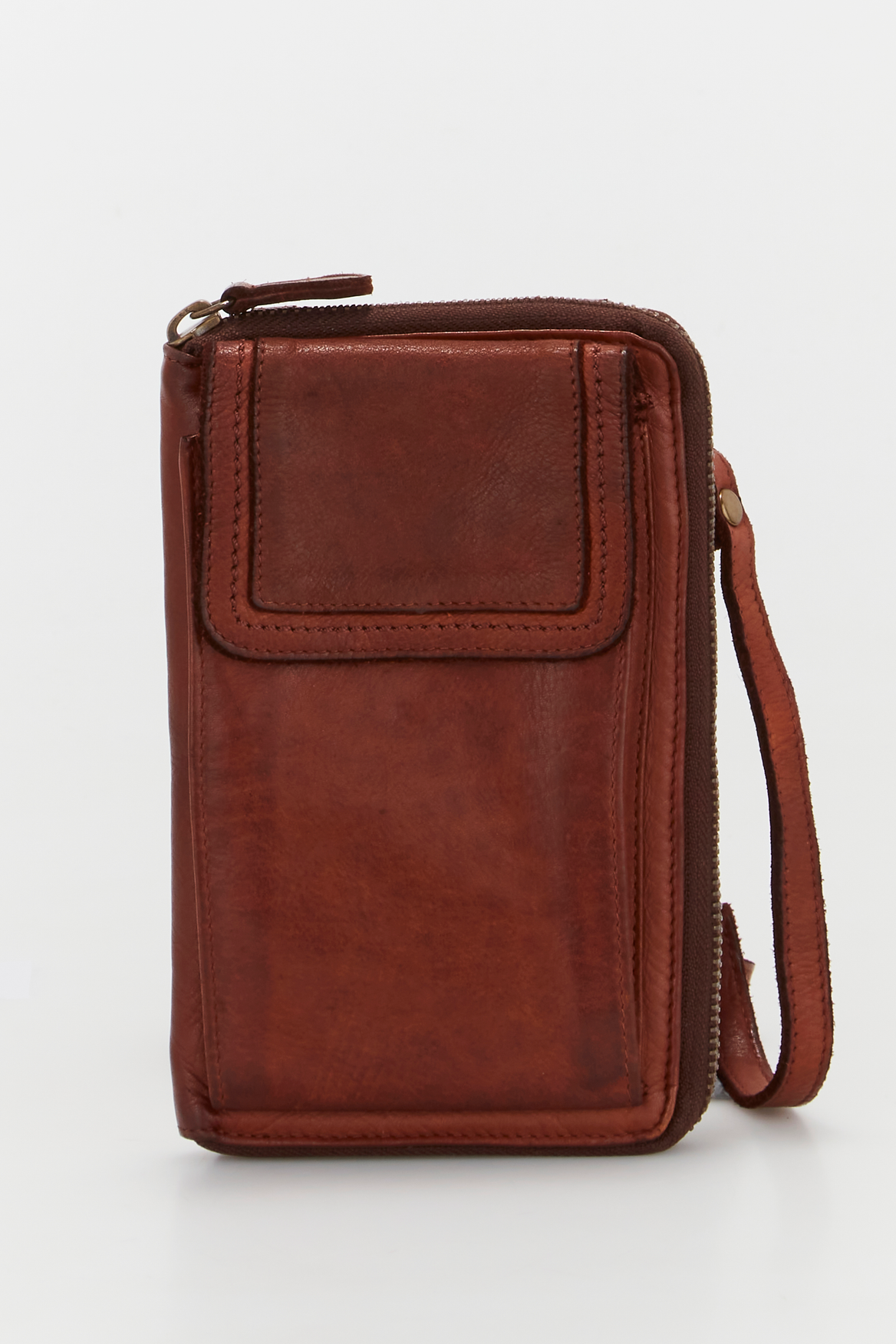 3211569_1.png Esme Leather Phone Crossbody - Image 1