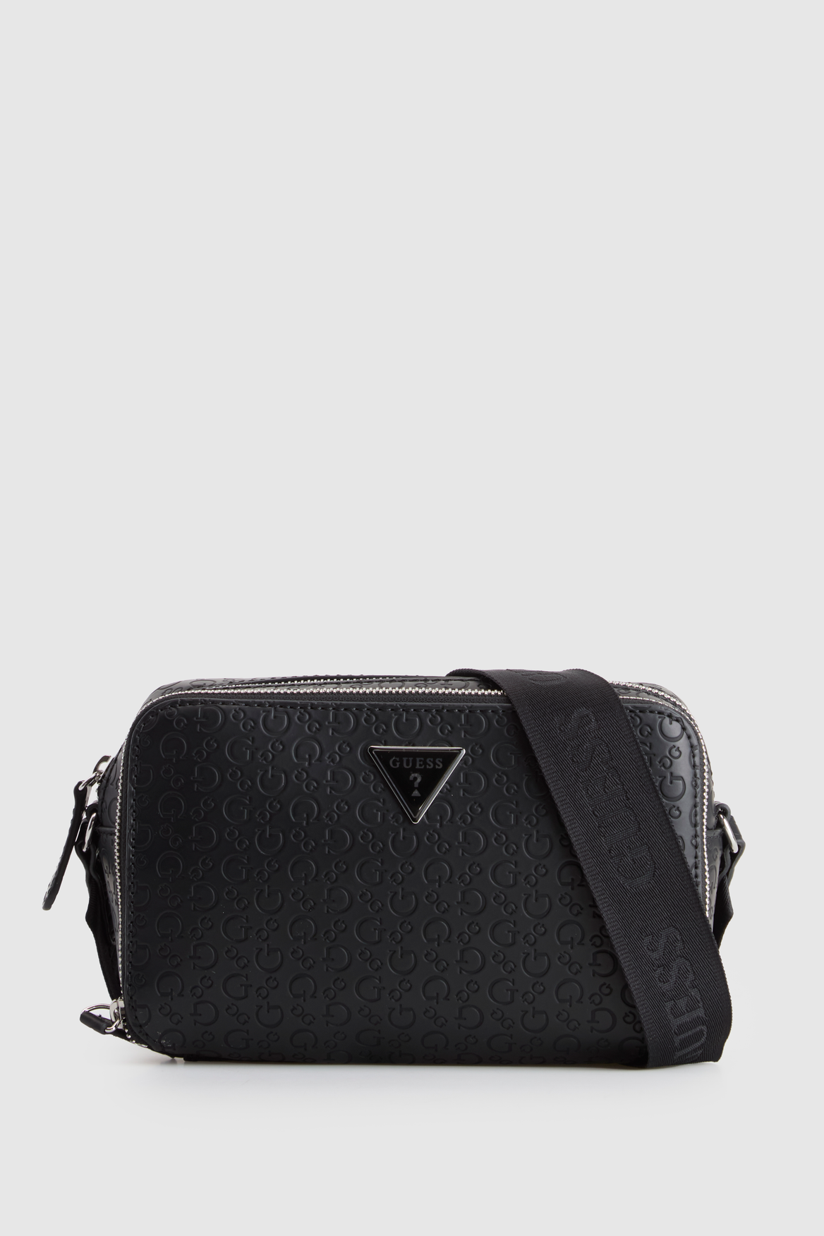 3225124_1.png Viviette Double Zip Crossbody Bag - Image 1