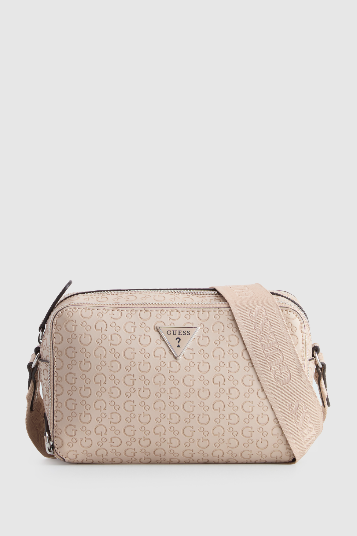 3225126_1.png Viviette Double Zip Crossbody Bag - Image 1