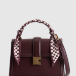 Scarf Top Handle Bag
